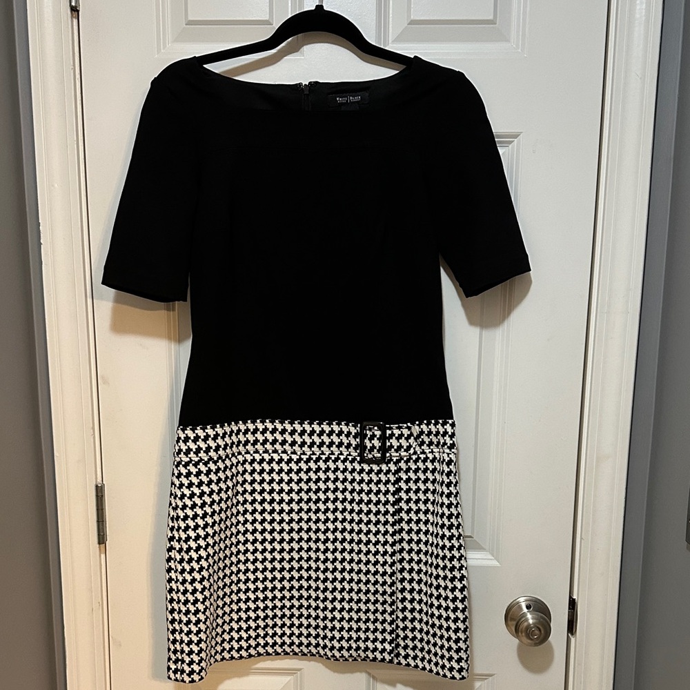 White House Black Market Houndstooth Mini Dress